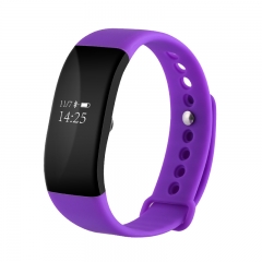 V6 Purple Кремниевый спортивный браслет Deep WaterProof Быстрая зарядка Smart Bracelet