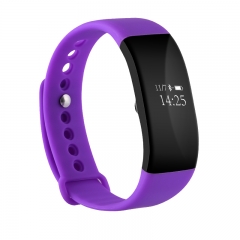 V6 Purple Кремниевый спортивный браслет Deep WaterProof Быстрая зарядка Smart Bracelet